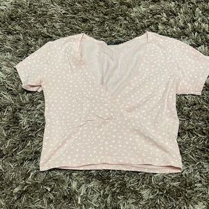 Brandy Crossover cropped top